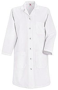 Red Kap Women's Gripper Front Lab Coat