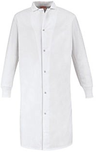 Red Kap Gripper Front Pocketless Butcher Coat