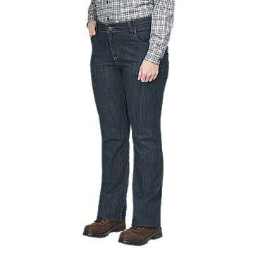 Bulwark Flame Resistant Women's Straight Fit Jean with Stretch