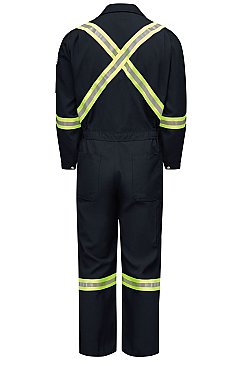 Men's Midweight Nomex FR Premium Coverall with Reflective Trim