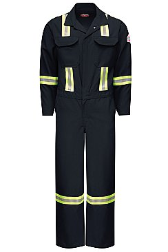 Men's Midweight Nomex FR Premium Coverall with Reflective Trim