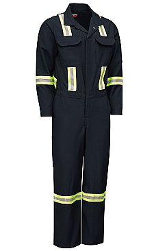 Men's Midweight Nomex FR Premium Coverall with Reflective Trim