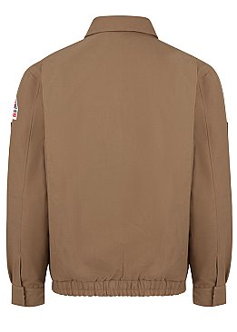 Brown Duck Lined Bomber Jacket