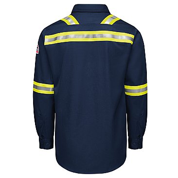 BulwarkiQ Series Men’s Enhanced-Vis Midweight Comfort Woven Shirt