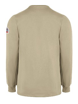 Bulwark Flame Resistant Excel-FR™ Long Sleeve Tagless Henley Shirt