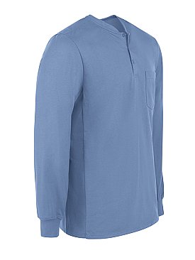 Bulwark Flame Resistant Excel-FR™ Long Sleeve Tagless Henley Shirt