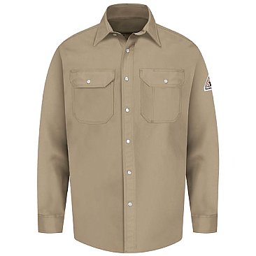 Bulwark EXCEL-FR™ Flame Resistant Snap Front Deluxe Shirt