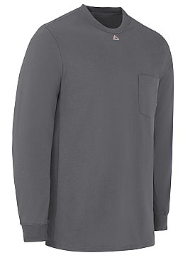 Bulwark Flame Resistant Excel-FR™ Knit Long Sleeve T-Shirt