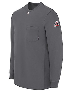 Bulwark Flame Resistant Excel-FR™ Knit Long Sleeve T-Shirt