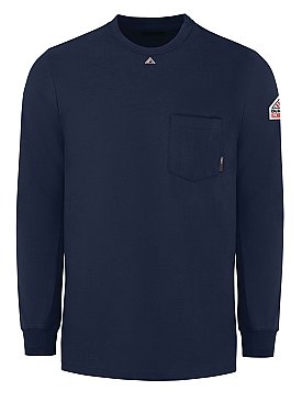 Bulwark Flame Resistant Excel-FR™ Knit Long Sleeve T-Shirt