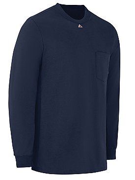 Bulwark Flame Resistant Excel-FR™ Knit Long Sleeve T-Shirt