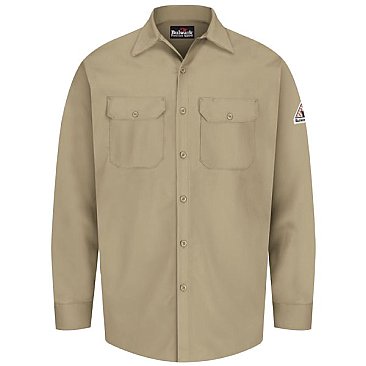 Bulwark Flame Resistant Excel-FR™ Button Front Work Shirt
