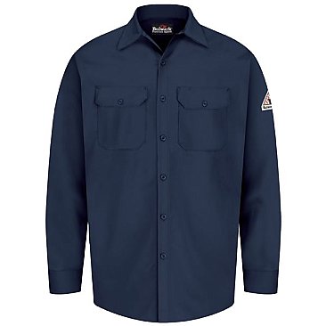 Bulwark Flame Resistant Excel-FR™ Button Front Work Shirt