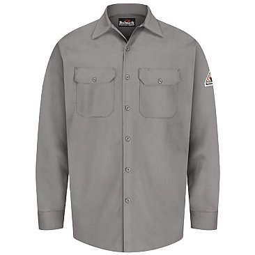 Bulwark Flame Resistant Excel-FR™ Button Front Work Shirt