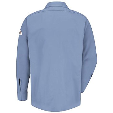 Bulwark Flame Resistant Excel-FR™ ComforTouch™ Concealed Gripper Pocketless Shirt