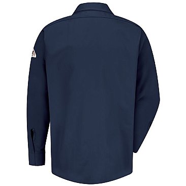 Bulwark Flame Resistant Excel-FR™ ComforTouch™ Concealed Gripper Pocketless Shirt