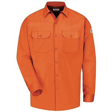 Bulwark Flame Resistant Excel-FR™ ComforTouch™ Button Front Work Shirt