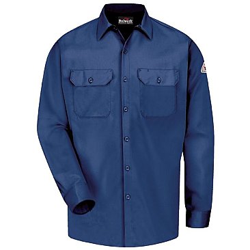 Bulwark Flame Resistant Excel-FR™ ComforTouch™ Button Front Work Shirt