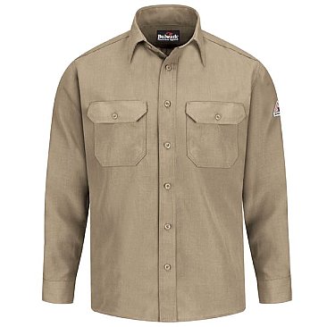Bulwark Nomex® IIIA Flame Resistant 4.5 OZ. Button Front Deluxe Shirt