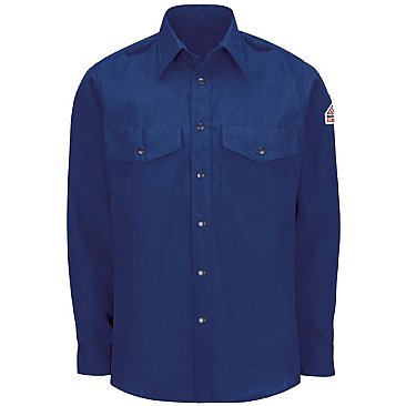 Bulwark NOMEX® IIIA Flame Resistant 4.5oz. Snap Front Deluxe Shirt