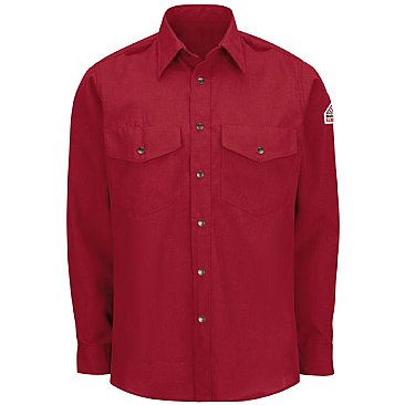 Bulwark NOMEX® IIIA Flame Resistant 4.5oz. Snap Front Deluxe Shirt