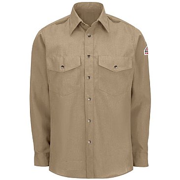 Bulwark NOMEX® IIIA Flame Resistant 4.5oz. Snap Front Deluxe Shirt