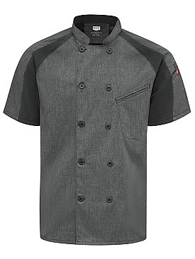 Men's Airflow Raglan Chef Coat with OilBlok