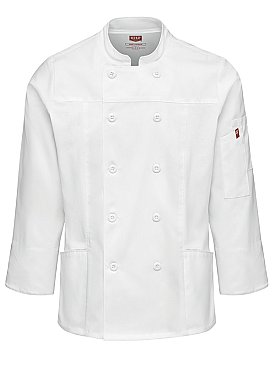 Red Kap Women's Deluxe Airflow Chef Coat