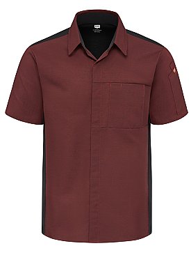 Mens Airflow Cook Shirt with OilBlok