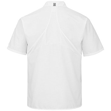 Red Kap Men's Short Sleeve Cook Shirt with OilBlok + MIMIX ®