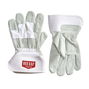 Red Kap Men’s Suede Cowhide Leather Palm Gloves