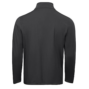 Red Kap Men's Performance Quarter Zip Cadet Collar Pullover