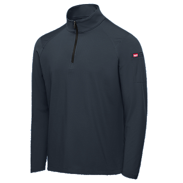 Red Kap Men's Performance Quarter Zip Cadet Collar Pullover
