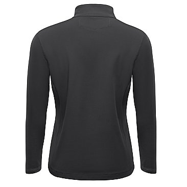 Red Kap Women's Performance Quarter Zip Cadet Collar Pullover