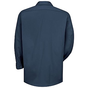 Red Kap Men's 100% Cotton Specialized Pocketless Shirt - Extended/Non Stock Sizes [ clone ]