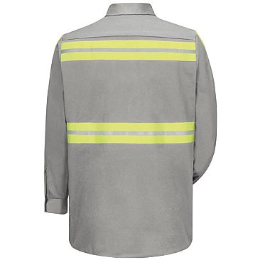 Red Kap Enhanced Visibility Cotton Work Shirt