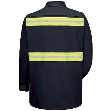 Red Kap Enhanced Visibility Cotton Work Shirt