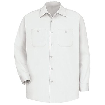 Red Kap Men's Wrinkle Resistant Long Sleeve Cotton Shirt