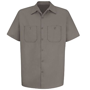Red Kap Men's Wrinkle Resistant Short Sleeve Work Shirt