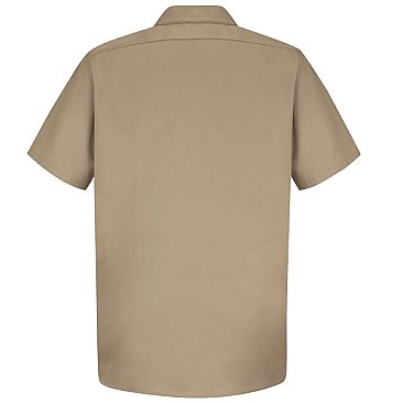 Red Kap Men's Wrinkle Resistant Short Sleeve Work Shirt
