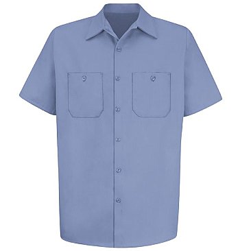 Red Kap Men's Wrinkle Resistant Short Sleeve Work Shirt