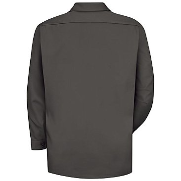 Red Kap Men's Heavyweight Cotton Twill Long Sleeve Workshirt