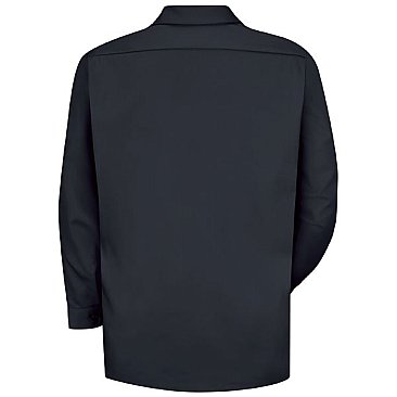 Red Kap Men's Heavyweight Cotton Twill Long Sleeve Workshirt