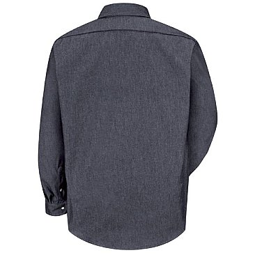 Red Kap Men's  Long Sleeve Denim Western Shirt