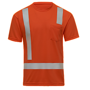 Hi-Visibility Short Sleeve Pocket T-Shirt - Type R Class 2