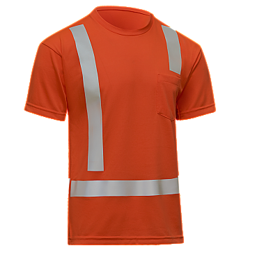 Hi-Visibility Short Sleeve Pocket T-Shirt - Type R Class 2