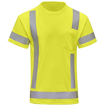 Red Kap Hi-Visibility Short Sleeve Pocket T-Shirt - Type R Class 3