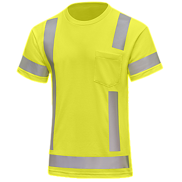 Red Kap Hi-Visibility Short Sleeve Pocket T-Shirt - Type R Class 3