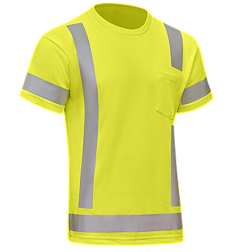 Red Kap Hi-Visibility Short Sleeve Pocket T-Shirt - Type R Class 3