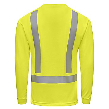 Hi-Visibility Long Sleeve Pocket T-Shirt - Type R Class 2